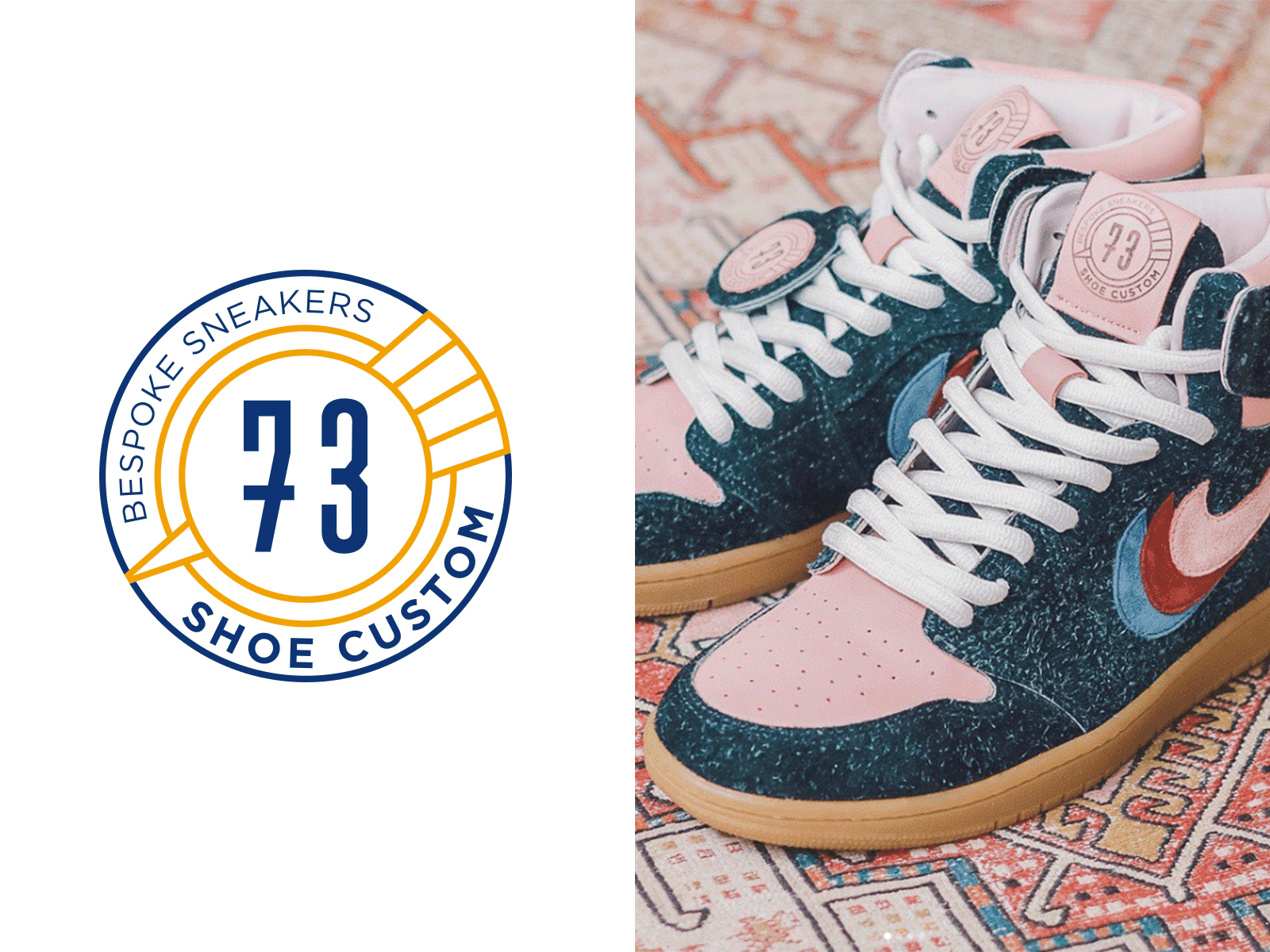 logo 73 Shoe Custom