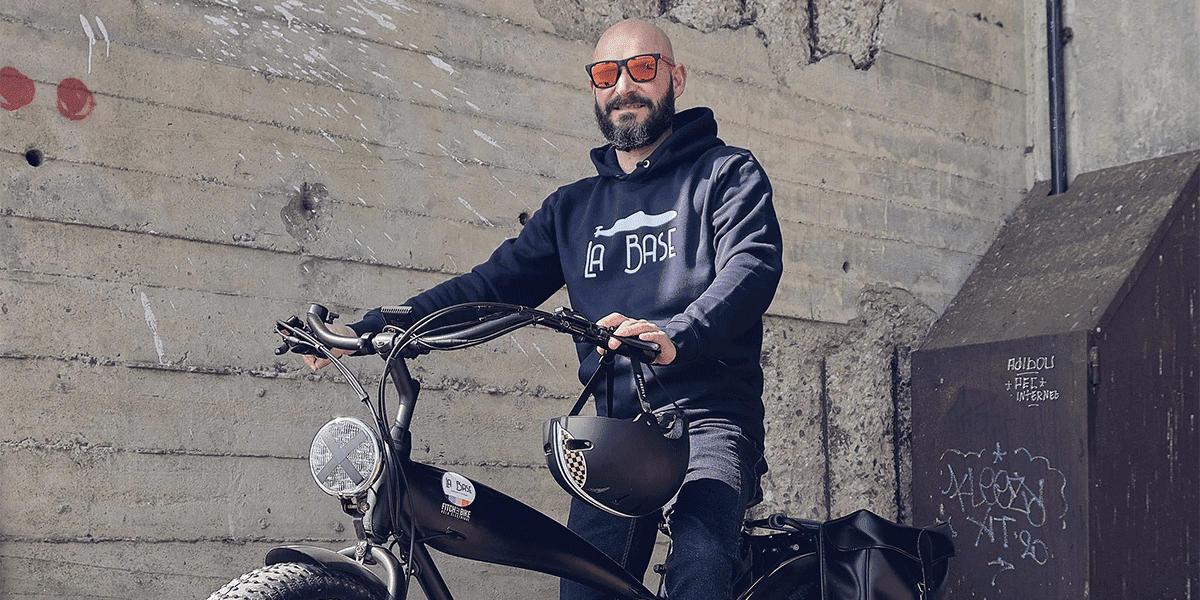 bike La Base stickers and pull-over