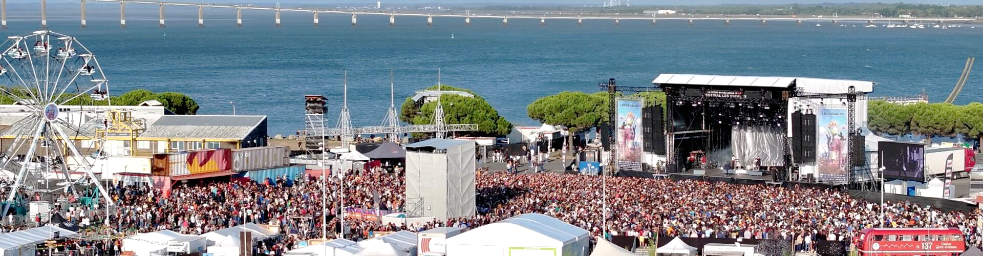 scène du Festival Les Escales - photo par Ouest France