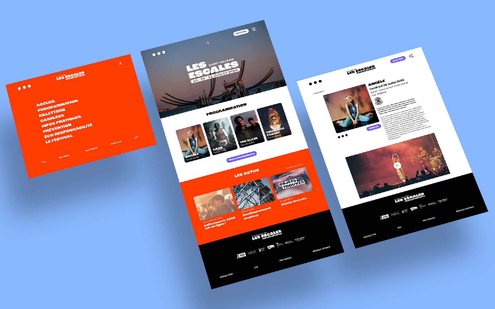 site web Festival Les Escales
